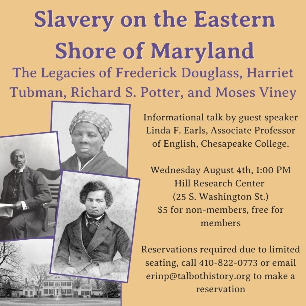 Slavery On The Eastern Shore Of Maryland The Legacies Of Frederick Douglass Harriet Tubman 6745